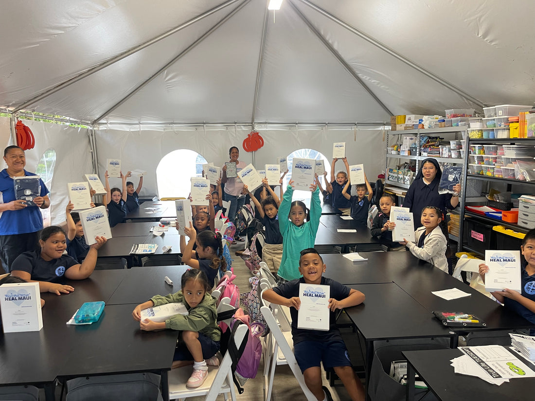 Helping the schools on the West Side Part 3: Delivering 35 iPads to Sacred Hearts School in Lahaina