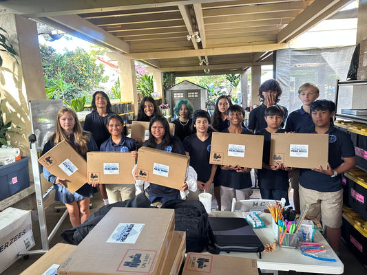 Helping the schools on the West Side Part 2: Delivering 25 Chrome Books to Sacred Hearts School in Lahaina