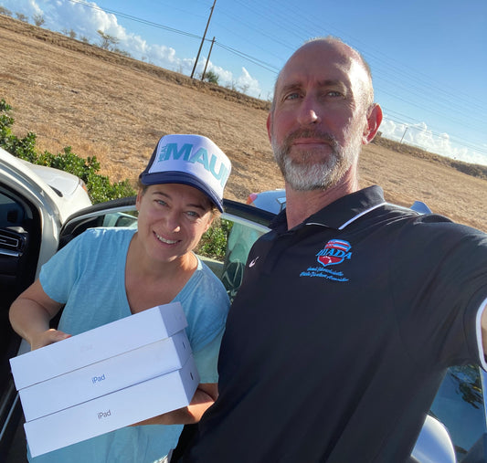 Helping West Side Schools: Providing Lahainaluna Athletic Department with some iPads