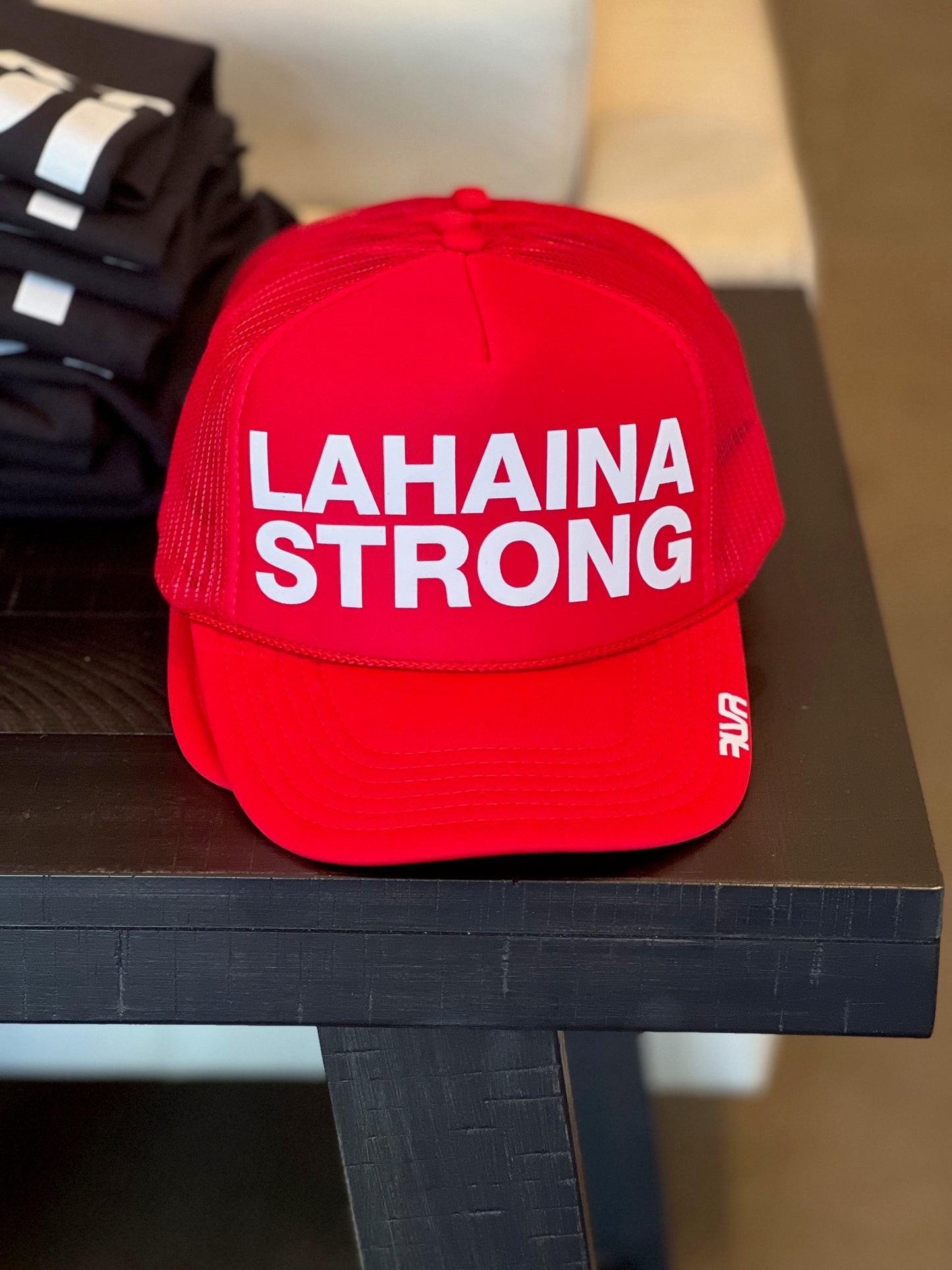 Esky Hat Lahaina Strong Red with White Letters