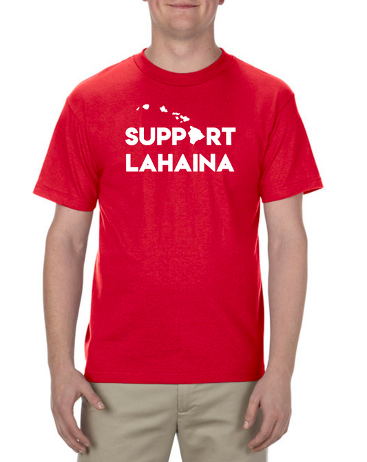 T-Shirt Support Lahaina Unisex Red