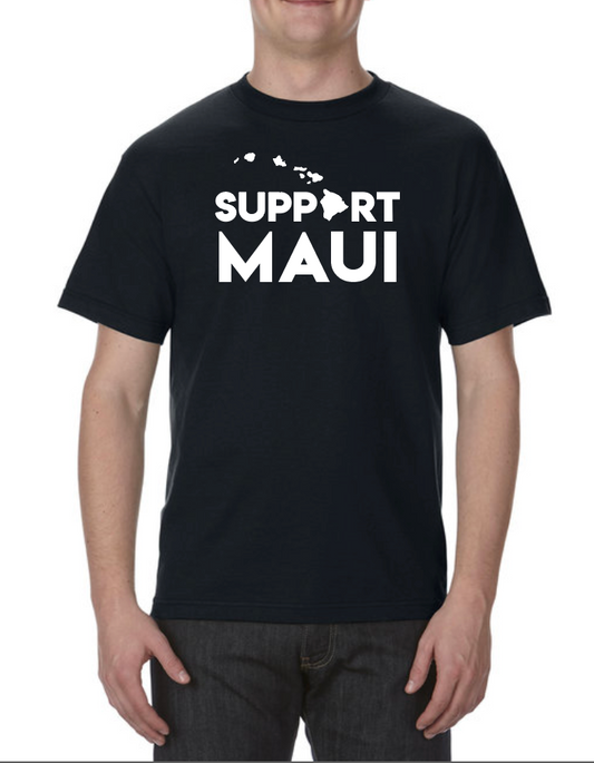 T-Shirt Support Maui Unisex Black