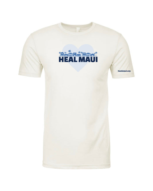 T-Shirt Heal Maui Unisex White