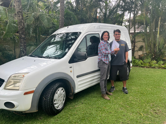 Heal Maui helped secure a work vehicle for Wilson so he can be a mobile mechanic