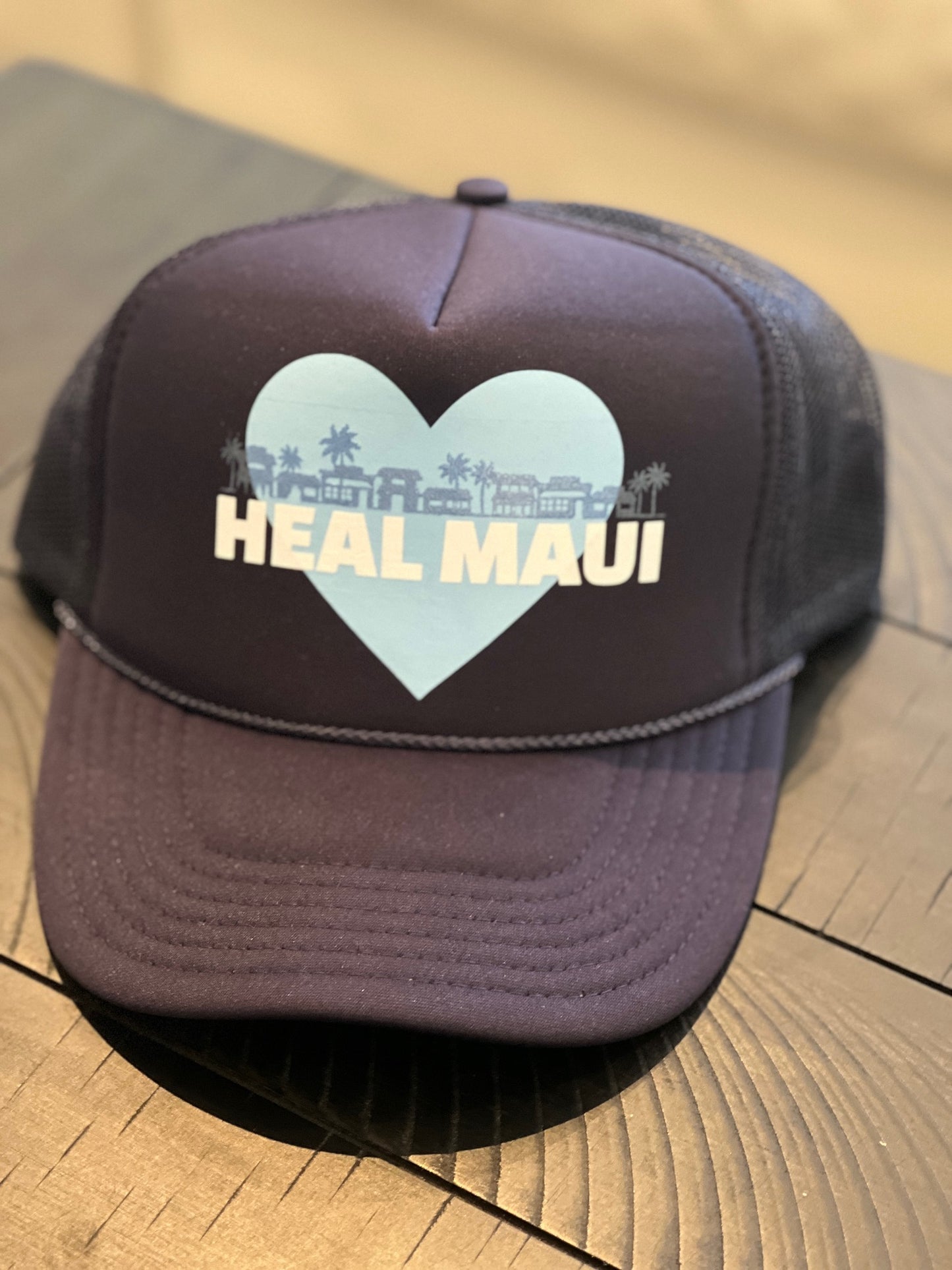 Hat Heal Maui Trucker Navy blue