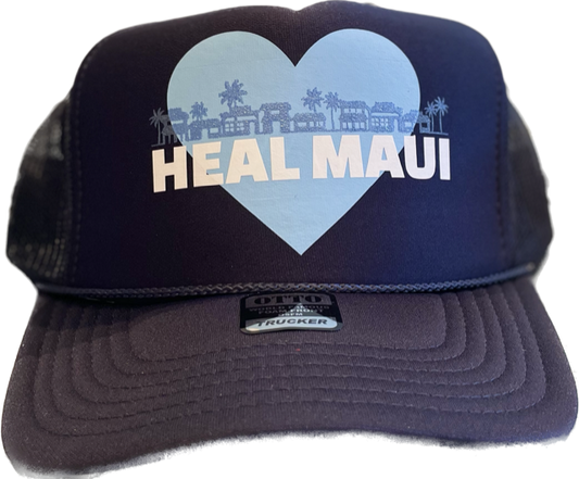 Hat Heal Maui Trucker Navy blue